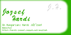 jozsef hardi business card